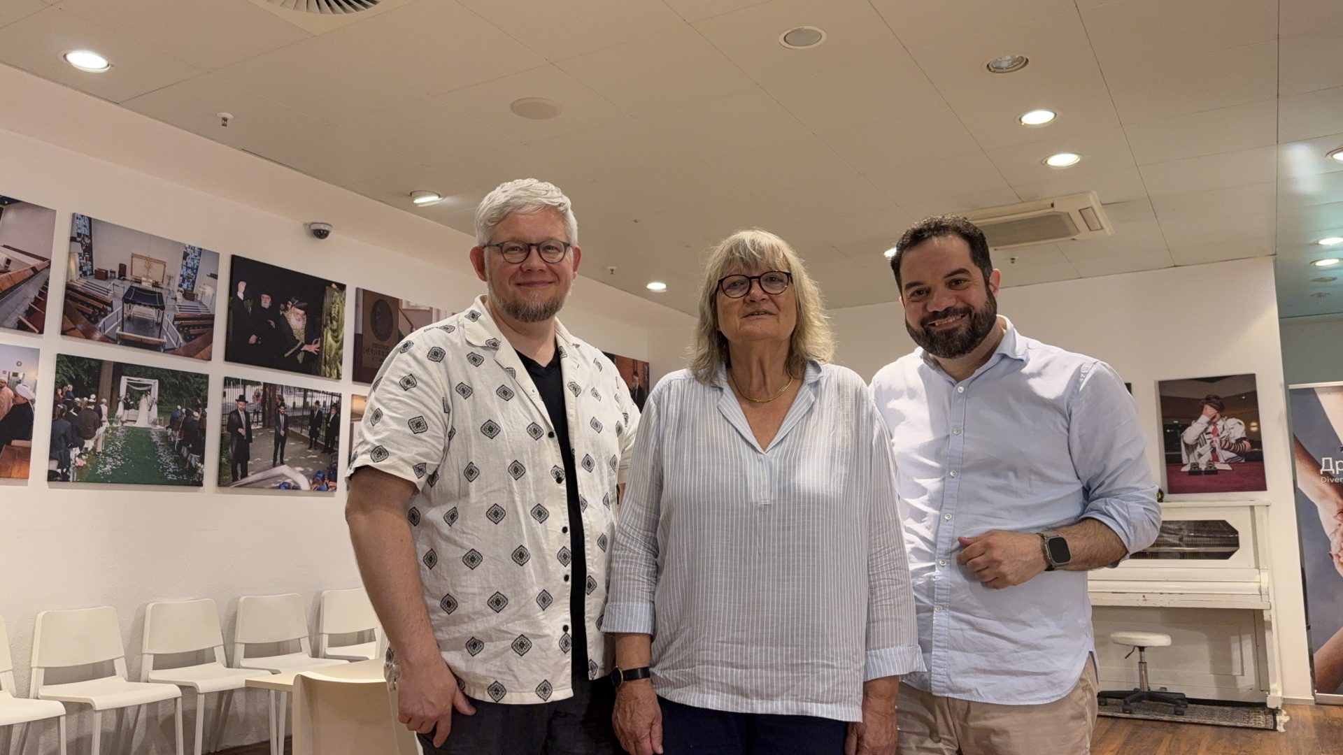 Gemeinsam für Sichtbarkeit: Besuch der Grünen Hamburg-Nord in unserer Ausstellung „Tikvah – Die Hoffnung“