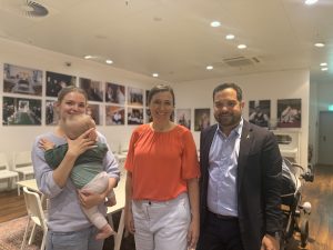 Förderung für Demokratie leben!: Katharina Beck im Austausch mit der Jüdischen Union