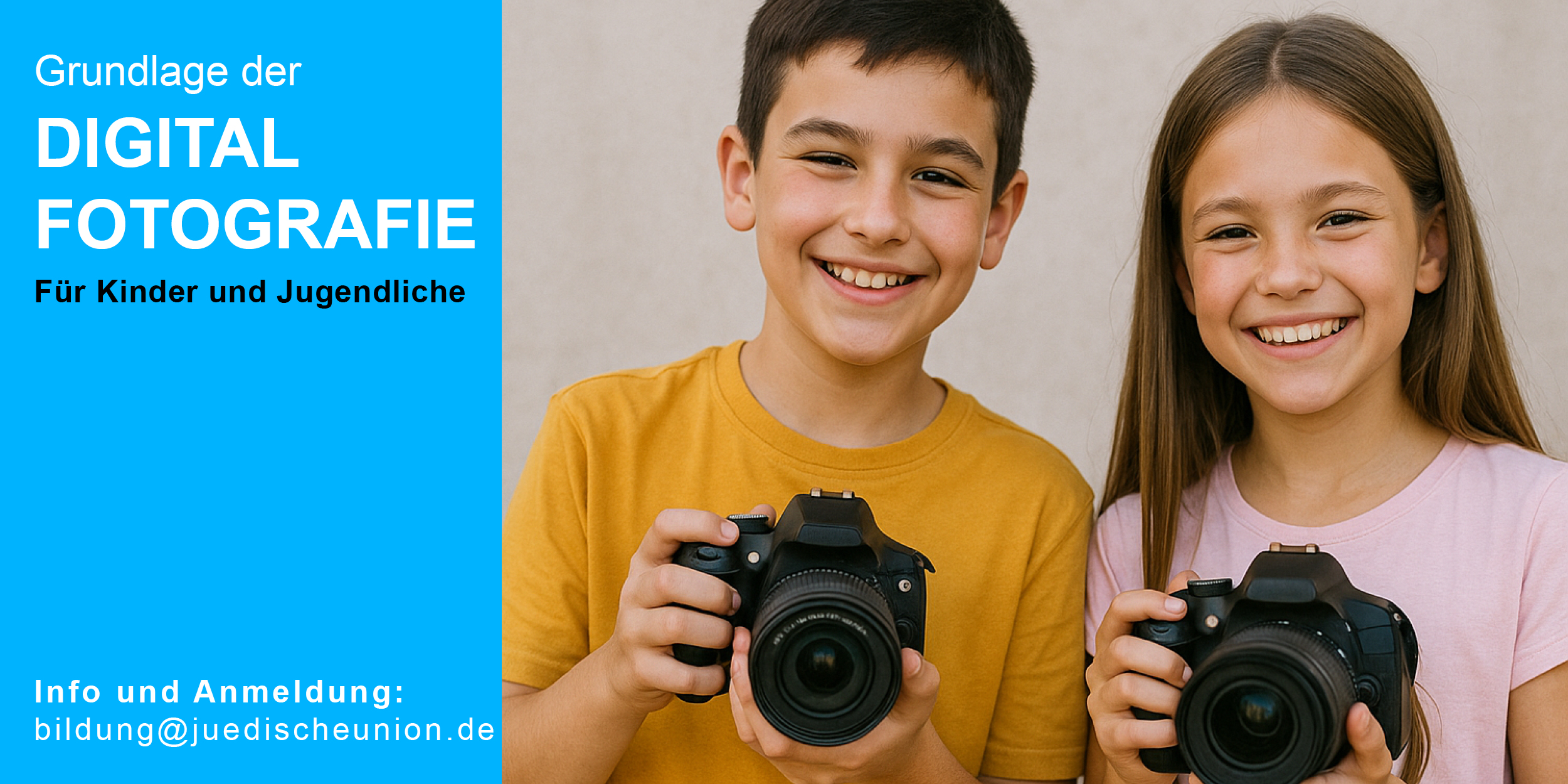 After School: Grundlagen der Digitalfotografie für Kinder und Jugendliche