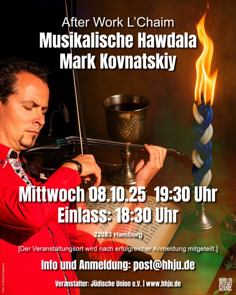 After Work L’Chaim: Musikalische Hawdala mit Mark Kovnatskiy