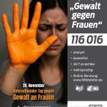 25. November: Internationaler Tag gegen Gewalt an Frauen
