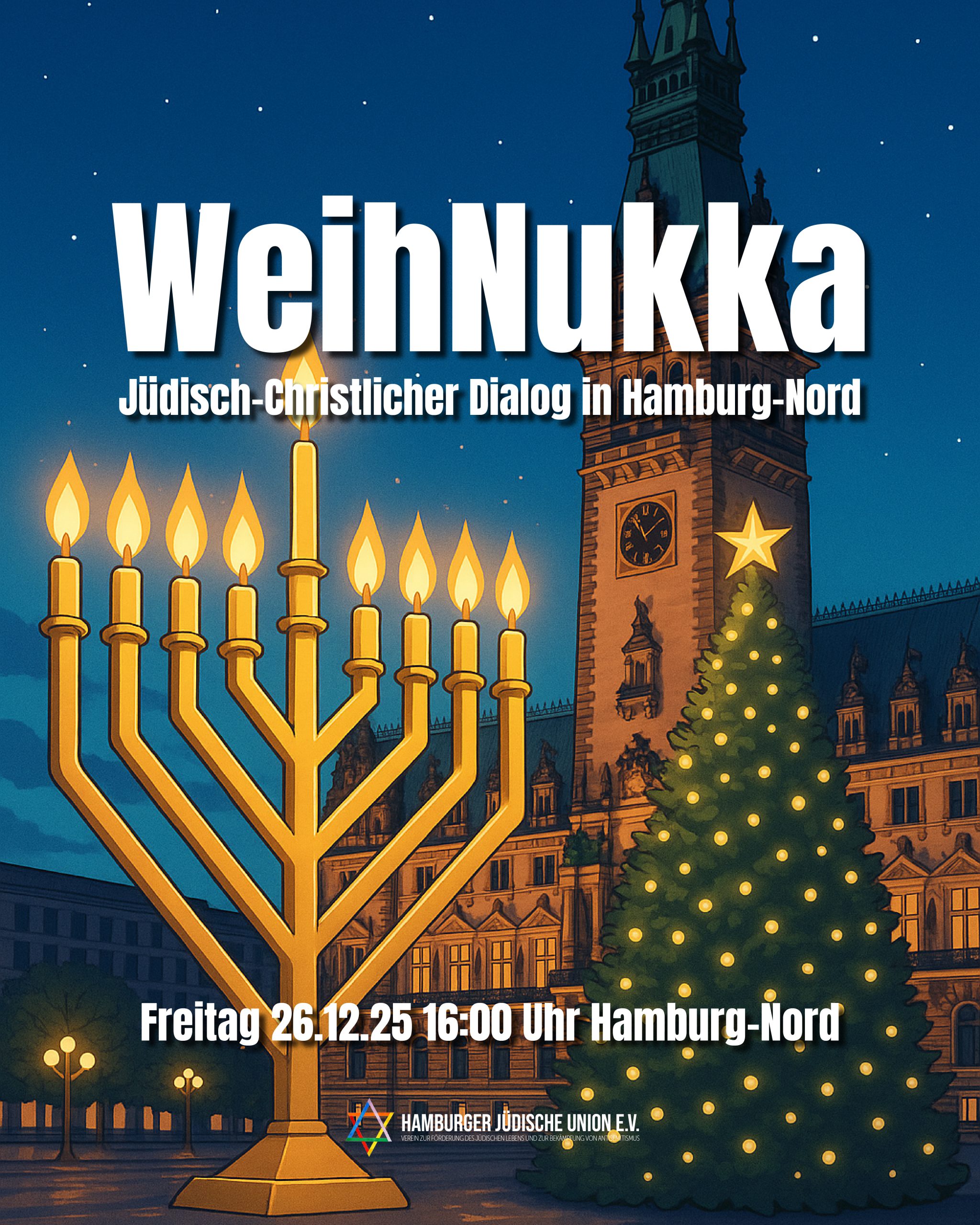 WeihNukka – Christlich-Jüdischer Dialog im Bezirk Hamburg-Nord