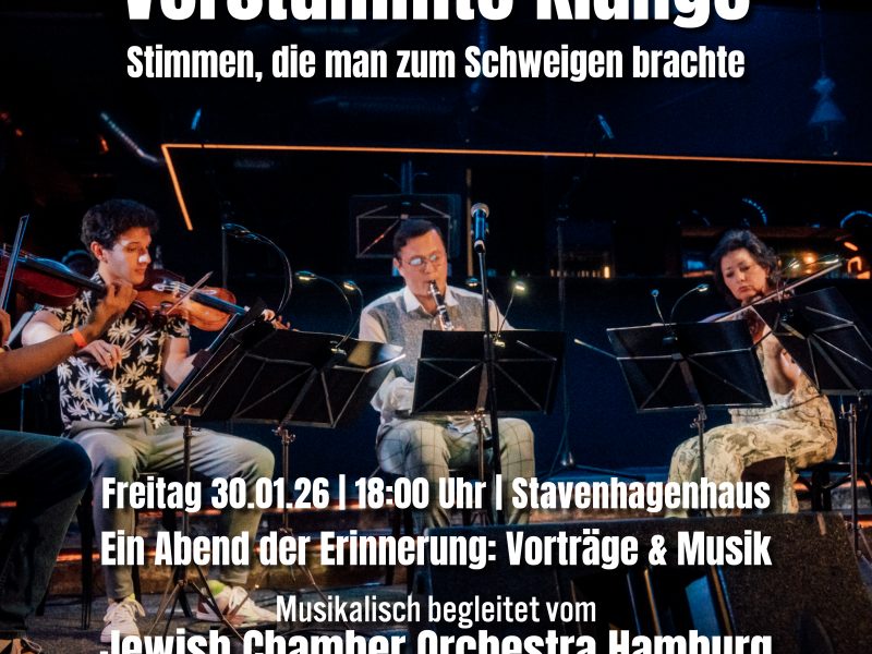 Woche des Gedenkens: Verstummte Klänge – Stimmen, die man zum Schweigen brachte