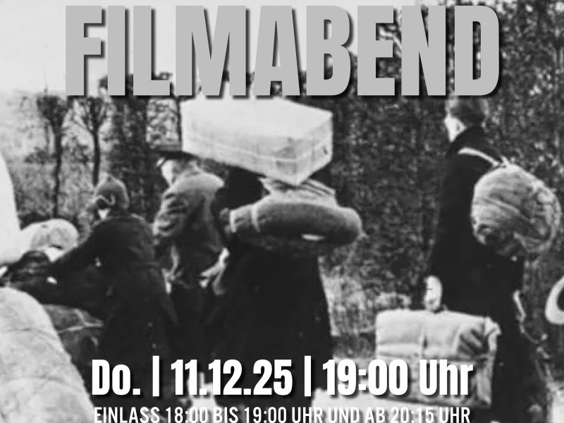 Filmabend: „Leben in der Nachkriegsgesellschaft – Die jüdischen Mitbürger in Deutschland“