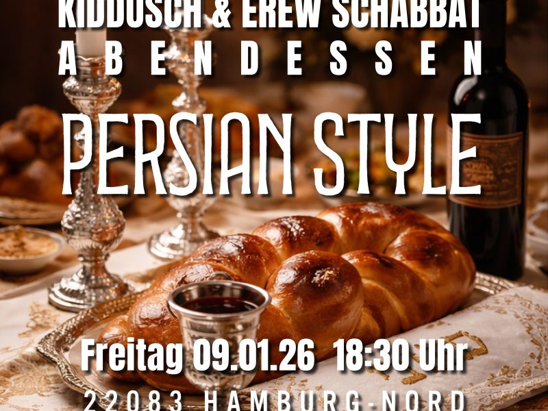 [Ausgebucht] Schabbat Abendessen Persian Style