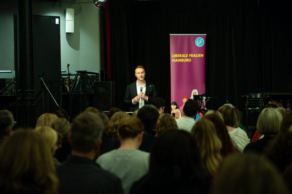 Karoline Preisler in Hamburg: Haltung zeigen gegen Relativierung von GewaltFoto: © Jüdische Union | Shendl Copitman