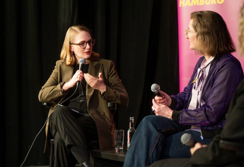 Karoline Preisler in Hamburg: Haltung zeigen gegen Relativierung von Gewalt Foto: © Jüdische Union | Shendl Copitman