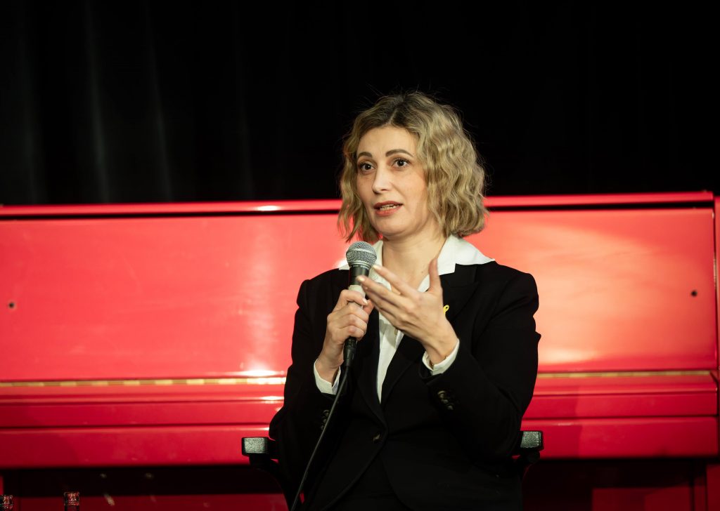 Karoline Preisler in Hamburg: Haltung zeigen gegen Relativierung von GewaltFoto: © Jüdische Union | Shendl Copitman