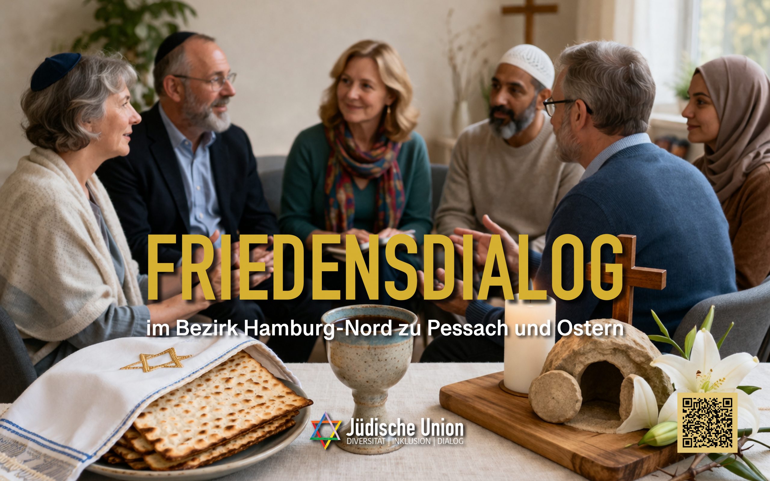 Friedensdialog im Bezirk Hamburg-Nord zu Pessach und Ostern