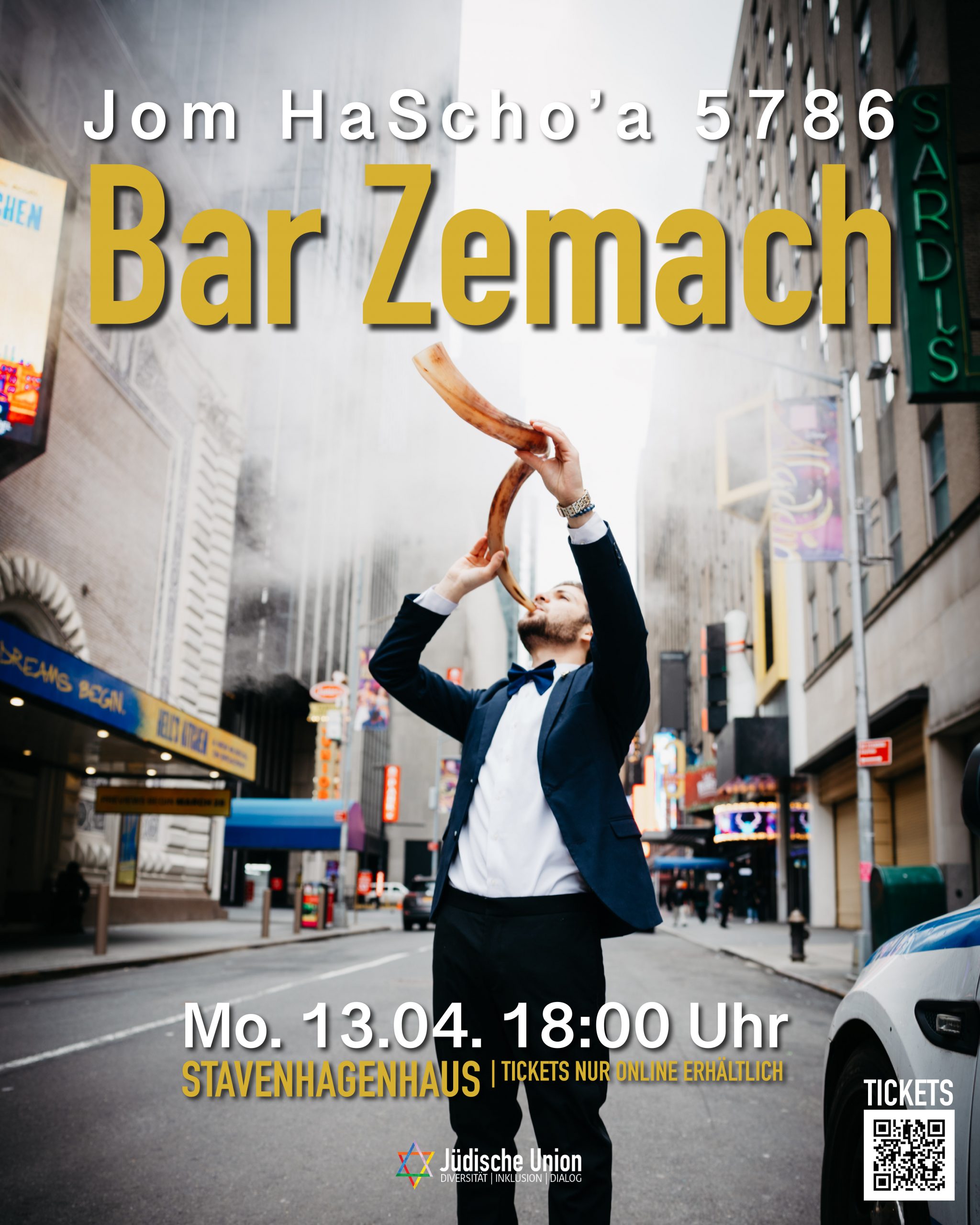 Jom HaScho’a 2026 | Gedenken und besonderes Konzert mit Bar Zemach und Patricia Paweletz