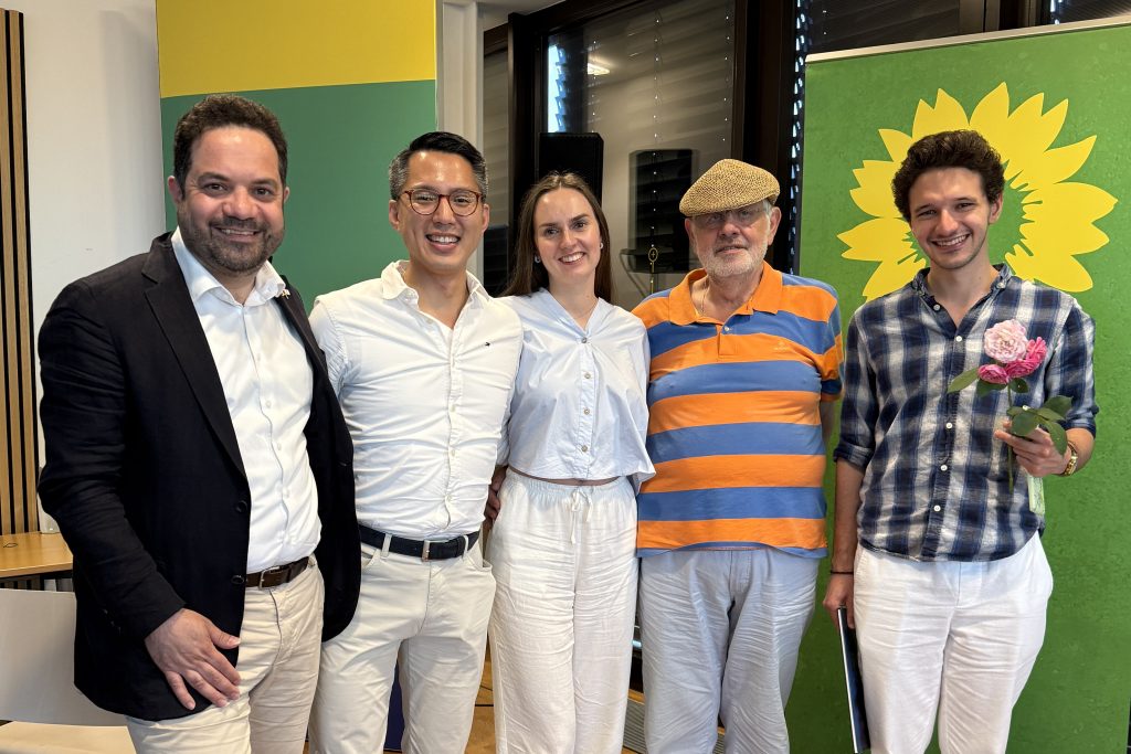 v.r.n.l. Armin Levy, Dr. John Meister, Rebecca Vaneeva, Peter Zamory, Emanuel Meshvinski