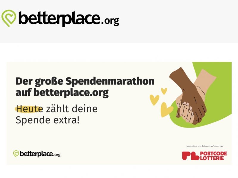28. Juni 2026: Heute zählt jede Spende doppelt!