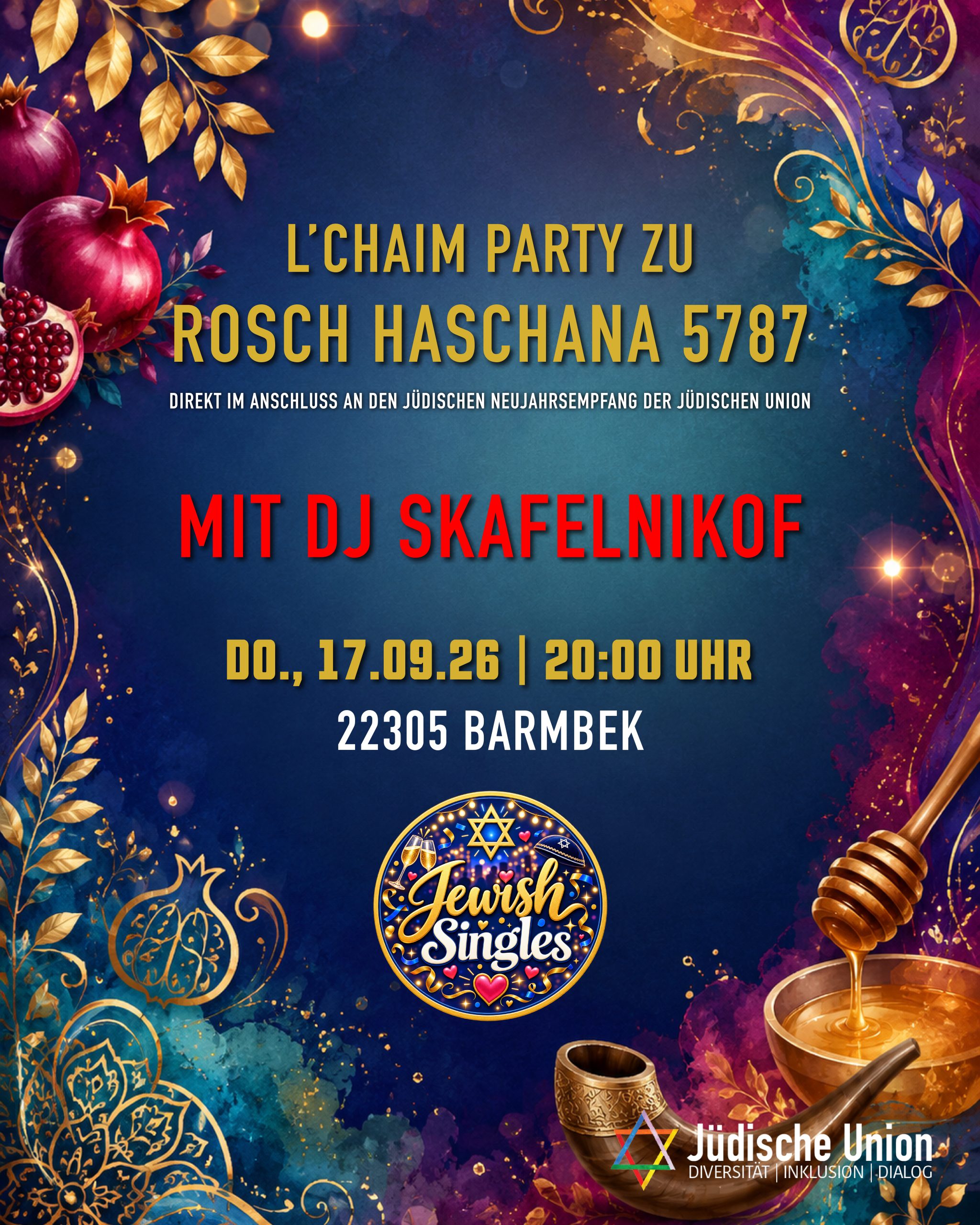 L’CHAIM PARTY zu Rosch HaSchana 5787